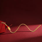 Fortune Jewel Year of the Dragon Handmade Colorful Dragon Carved Success Braided Bracelet
