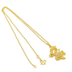 Fortune Jewel Gold Dragon Protection Necklace Pendant Fortune Jewel