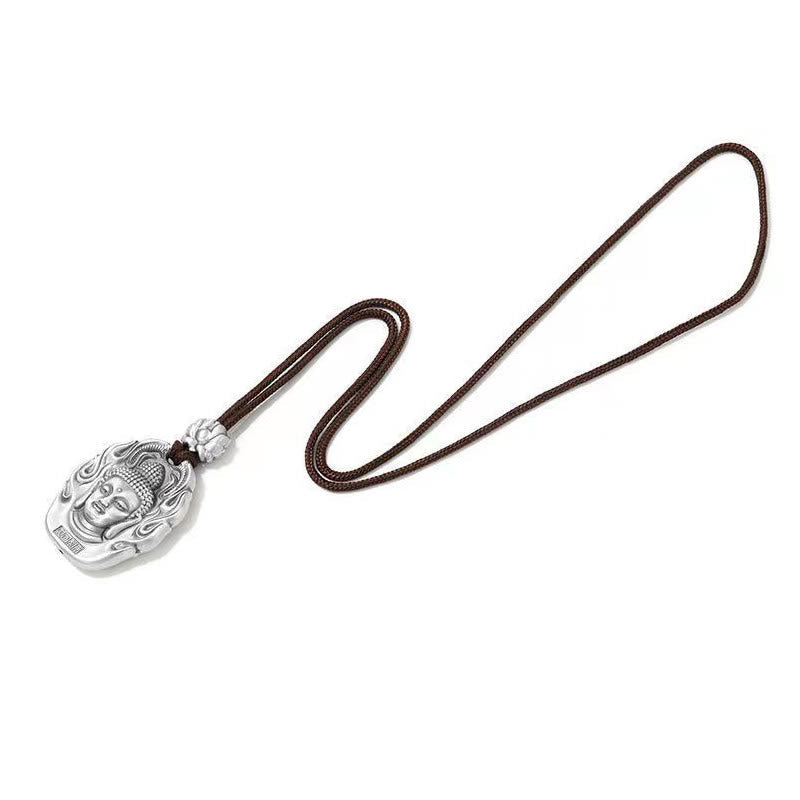 Fortune Jewel Chinese Zodiac Natal Buddha Om Mani Padme Hum Lotus Compassion Necklace Pendant Fortune Jewel
