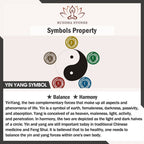 Fortune Jewel Natural Authentic Shungite Stone Carved Yin Yang Protection Necklace Pendant - Fortune Jewel