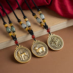 12 Chinese Zodiac Blessing Wealth Fortune Necklace Pendant