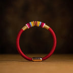 Fortune Jewel Tibetan Handmade King Kong Knot Protection Magnetic Buckle Braided Bracelet