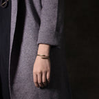 Fortune Jewel Rustic Design Copper Balance Adjustable Cuff Bracelet