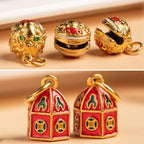 Fortune Jewel Nothing to Be Superstitious Dancing Lion Copper Wealth Key Chain