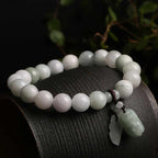 Fortune Jewel Natural Jade Pi Xiu Buddha Gourd Apple Success Bracelet