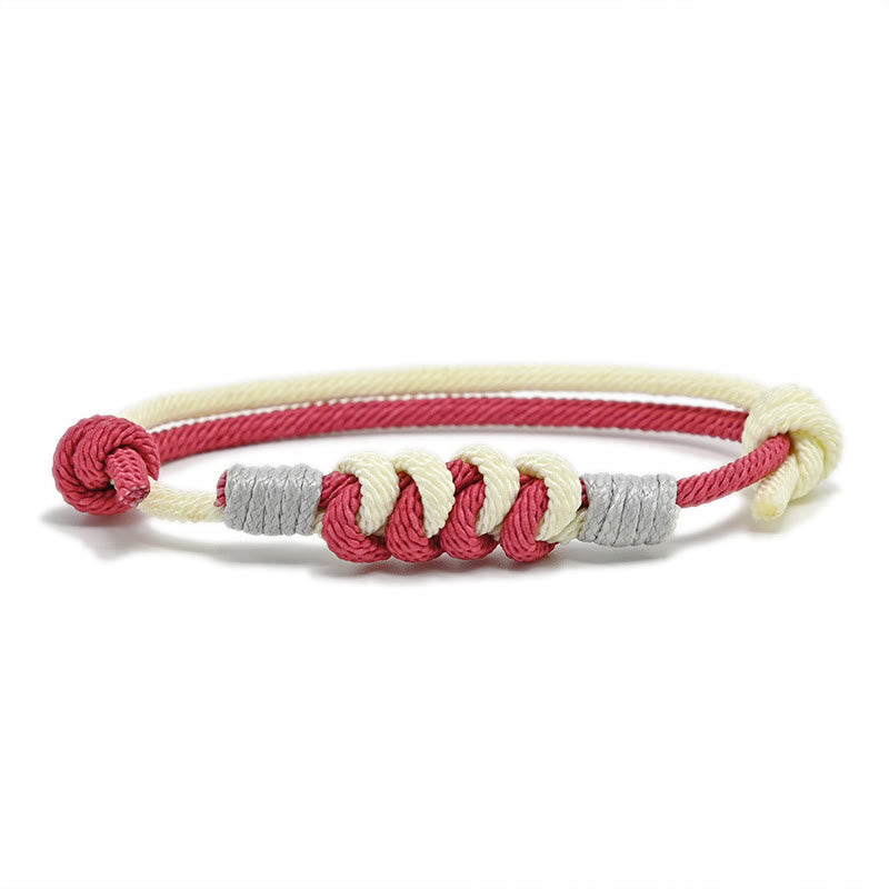 Fortune Jewel Simple Design King Kong Knot Strength Braid String Bracelet