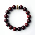 Fortune Jewel Small Leaf Red Sandalwood Amulet Protection Bracelet