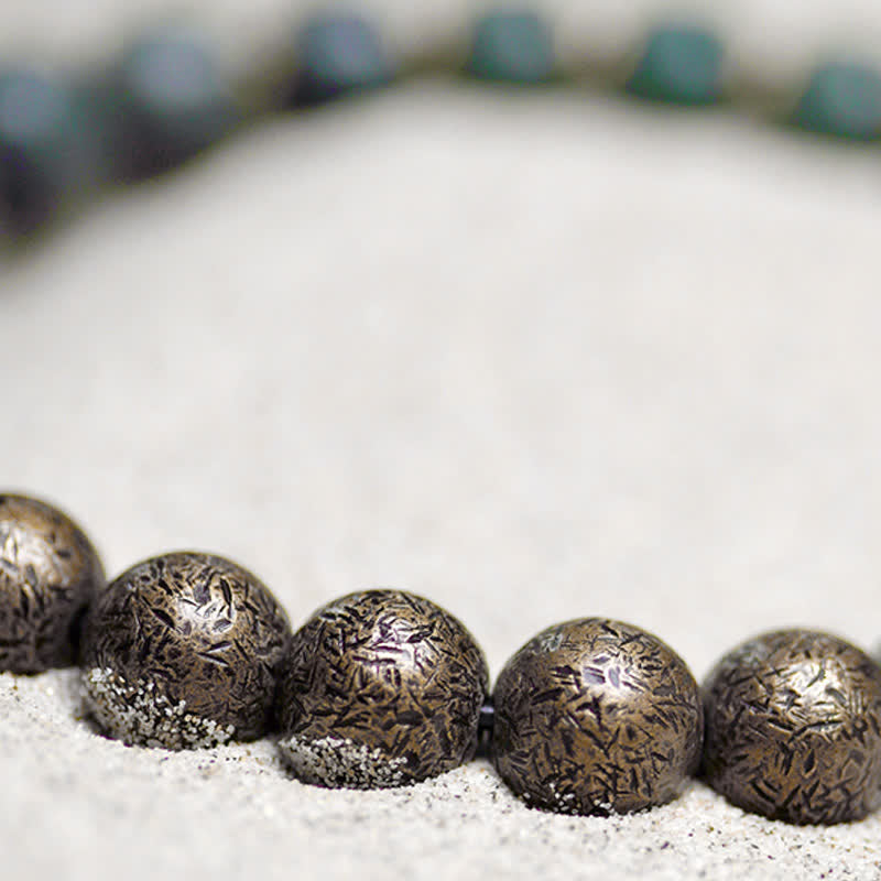 Fortune Jewel Tibetan Cyan Bodhi Seed Copper Success Bracelet