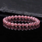 Fortune Jewel Natural Rose Quartz Love Caring Bracelet