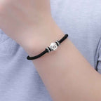 Fortune Jewel 999 Sterling Silver 12 Constellations of the Zodiac Protection Handmade String Bracelet