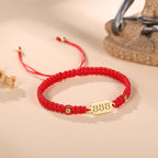 Buddha & Karma 888 Wealth Luck Angel Number Bracelet