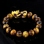 Fortune Jewel  Tibetan Handcrafted Tiger Eye Feng Shui Bracelet