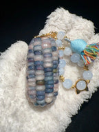 Frosty Blue Jelly Corn Charms – Cute & Soothing Fidget Toy