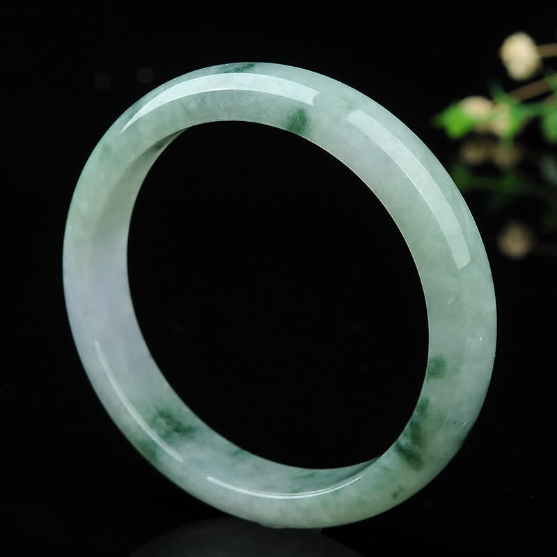 Fortune Jewel Jade Luck Blessing Prosperity Bracelet Bangle