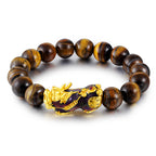 Fortune Jewel  Tibetan Handcrafted Tiger Eye Feng Shui Bracelet