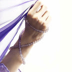 Fortune Jewel Natural Amethyst Crystal Meditation Healing Bracelet