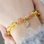 Fortune Jewel Blessed Moon Citrine Abundant Energy Bracelet