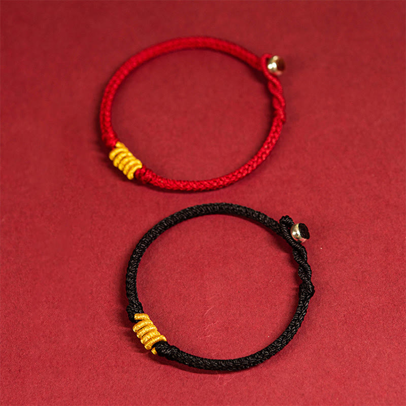 Fortune Jewel Handcrafted King Kong Knot Luck Protection Braid Rope Bracelet