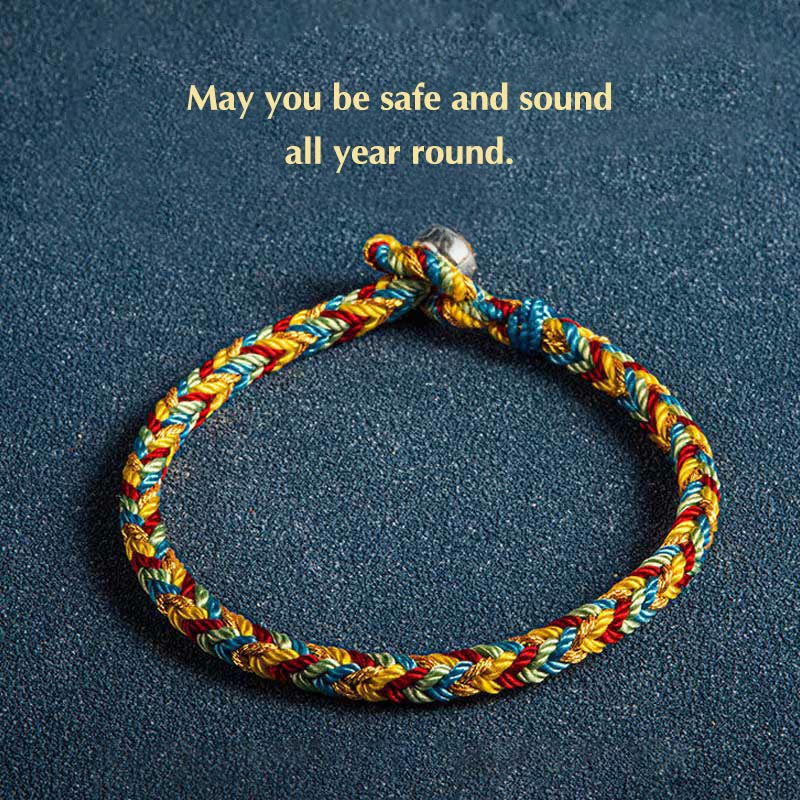 Fortune Jewel "May you be safe and sound all year round" Lucky Multicolored Bracelet