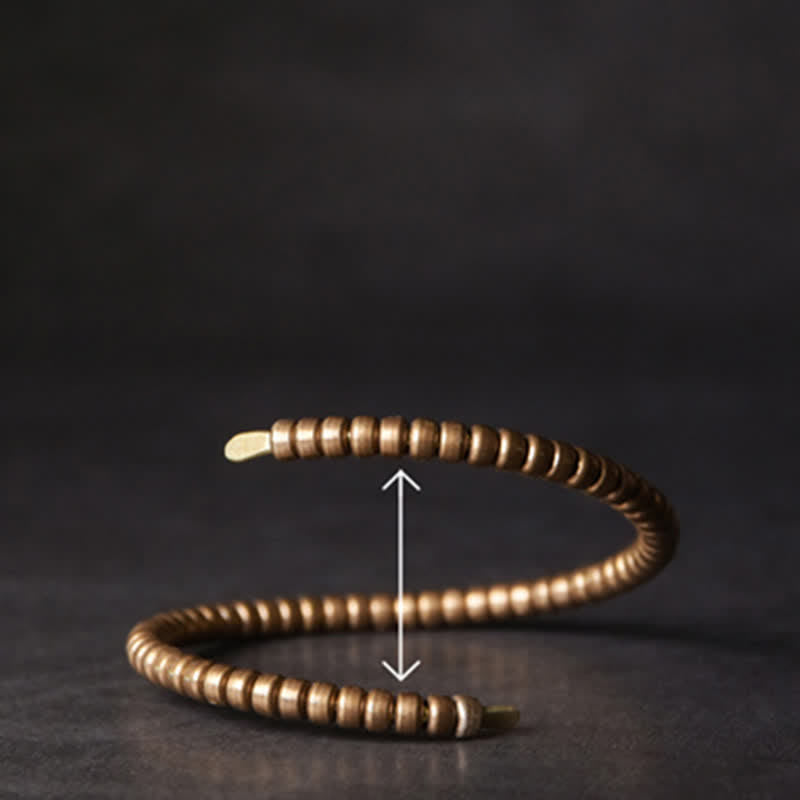 Fortune Jewel Vintage Design Copper Balance Adjustable Cuff Bracelet