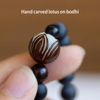 Fortune Jewel Tibetan Double Layer Cypress Bodhi Lotus Healing Bracelet