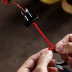 Fortune Jewel Handcrafted PiXiu Cinnabar Wealth Luck Braided Bracelet