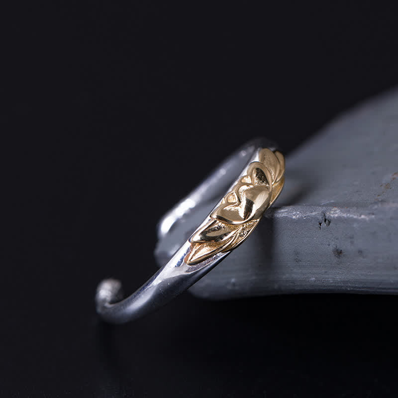 Fortune Jewel 925 Sterling Silver Lotus Flower New Beginning Ring Fortune Jewel
