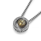 Fortune Jewel Mobius Lucky Bead Copper Wealth Necklace Pendant