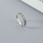 Fortune Jewel Vintage Copper Coin Design Luck Adjustable Ring
