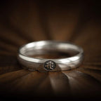 Fortune Jewel 925 Sterling Silver Chinese Zodiac Natal Buddha Blessing Couple Ring