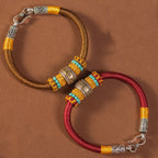 Fortune Jewel Handmade Tibetan Amulet King Kong Knot Luck Protection Braided Bracelet