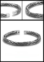 Buddha3bodhi Pure Silver Woven Vintage Bracelet