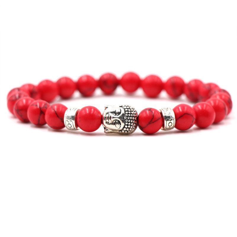 Fortune Jewel Purple Agate Protection Bracelet
