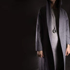 Fortune Jewel Zen Circle Ebony Wood Peace Calm Necklace Pendant Fortune Jewel