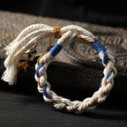Fortune Jewel Tibet Zakiram Goddess of Wealth Thangka Handmade Luck Bracelet