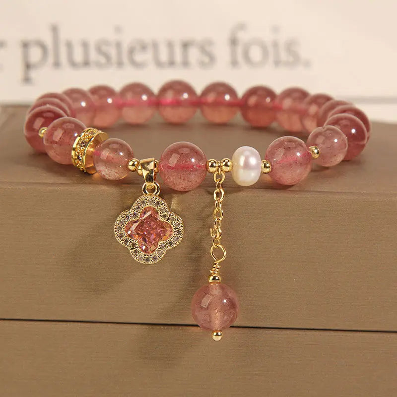 Fortune Jewel "Wishing Love and Sweet Blessings" Quartz Bracelet Includes Gift Message Card Fortune Jewel