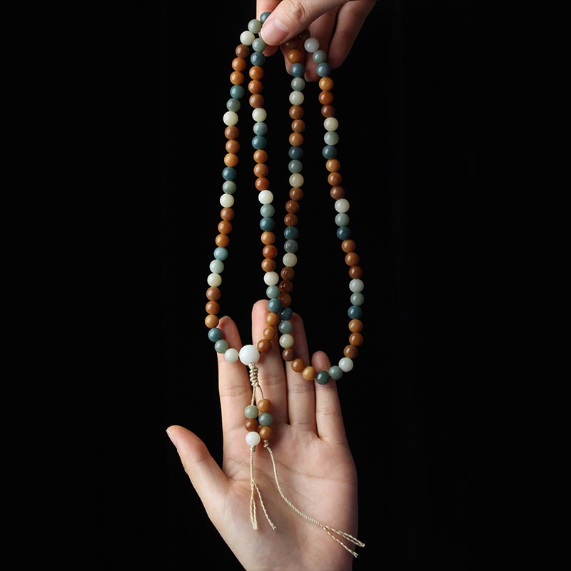 Fortune Jewel Bodhi Seed Mala Harmony Wisdom Bracelet
