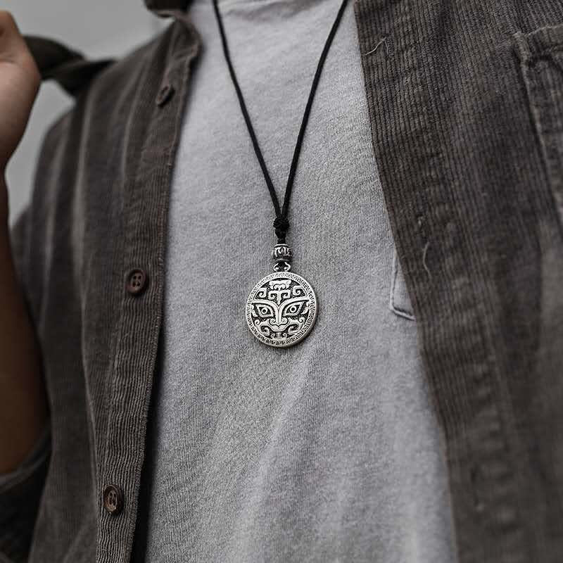 Fortune Jewel Lucky FengShui Mythological Creature Taotie Wealth Necklace Pendant