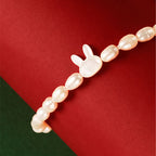 Fortune Jewel Natural Pearl Cute Rabbit Sincerity Bracelet