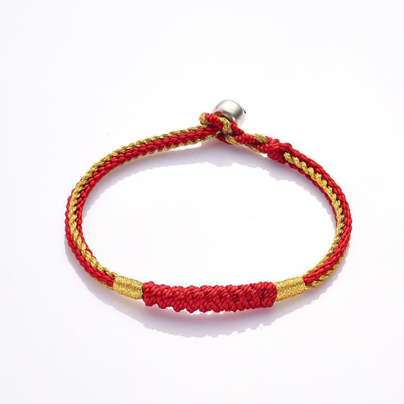 Fortune Jewel Tibetan Handmade Braid Luck String Protection Bracelet