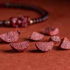 Fortune Jewel Garnet Cinnabar PiXiu Blessing Calm String Bracelet