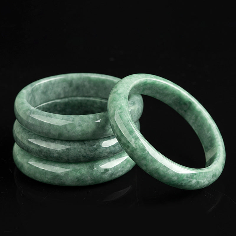 Fortune Jewel Natural Jade Luck Wealth Bangle Bracelet
