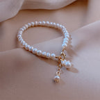 Fortune Jewel Pearl Cat Paw Healing Chain Bracelet