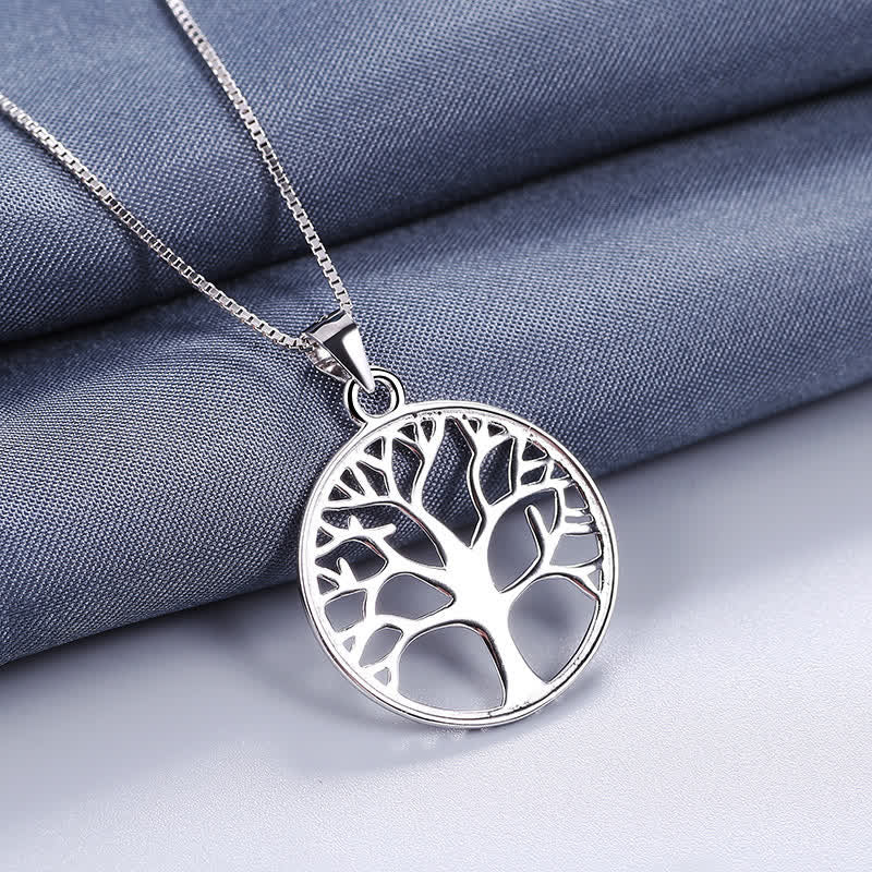 Fortune Jewel The Tree of Life 925 Sterling Silver Creation Necklace Pendant