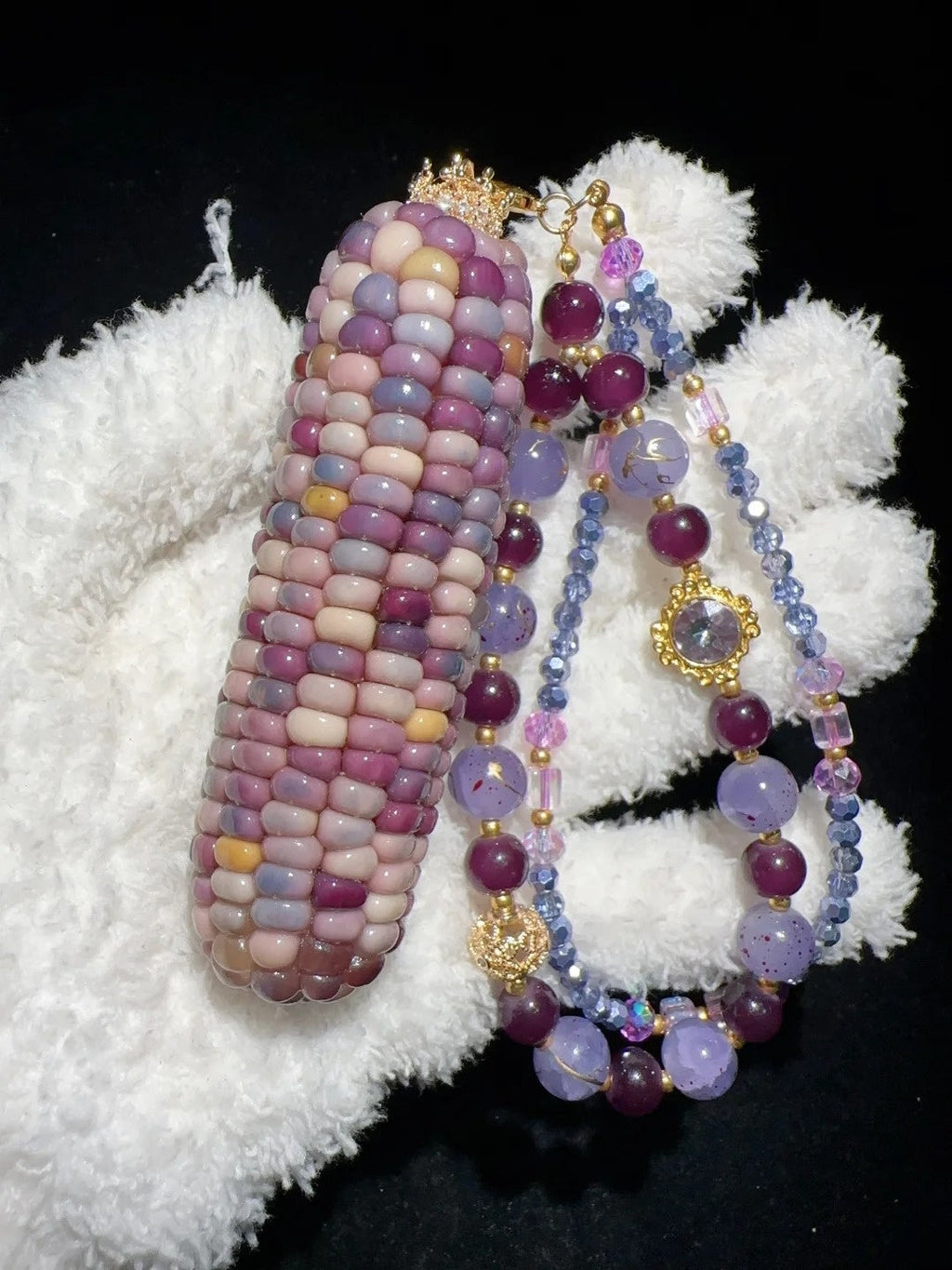 Fairy Purple Corn Charms – Dreamy Fidget for Stress Relief