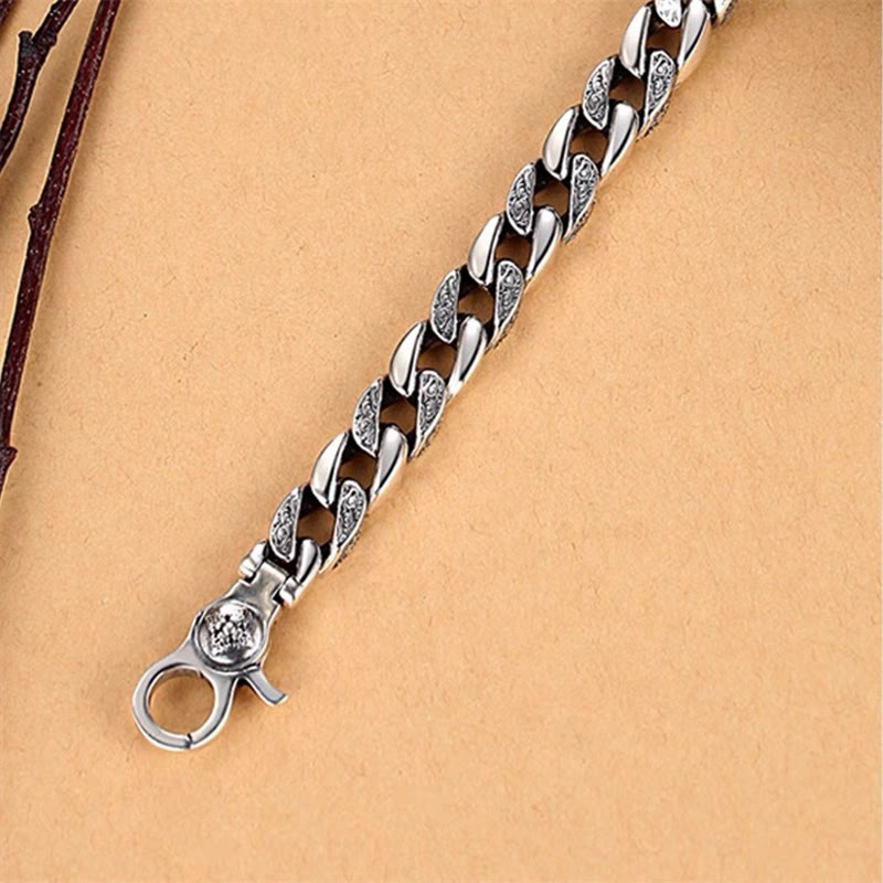 Fortune Jewel Tibet Om Mani Padme Hum Double Dorje Vajra Creativity Bracelet