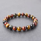 Fortune Jewel Natural Tiger Eye Positive Protection Bracelet