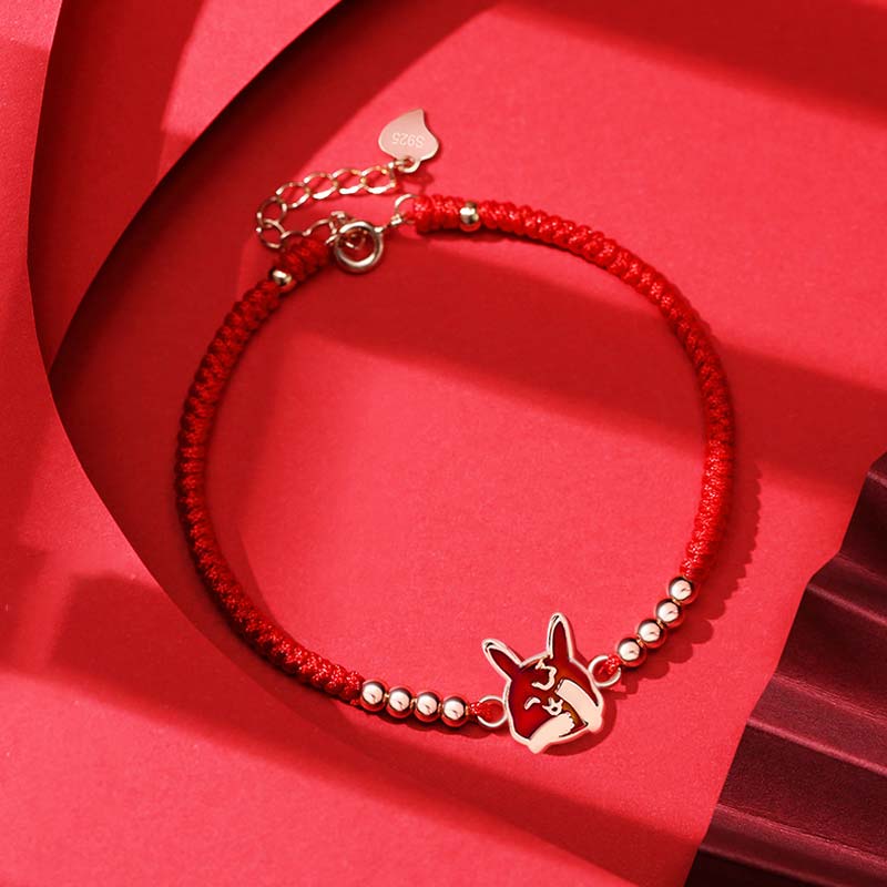 Fortune Jewel 12 Chinese Zodiac Lucky Red String Bracelet