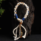 Fortune Jewel Tibet Zakiram Goddess of Wealth Thangka Handmade Luck Bracelet