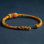 Fortune Jewel Tibet Handmade Chinese Zodiac Natal Buddha Luck Strength Braided String Bracelet